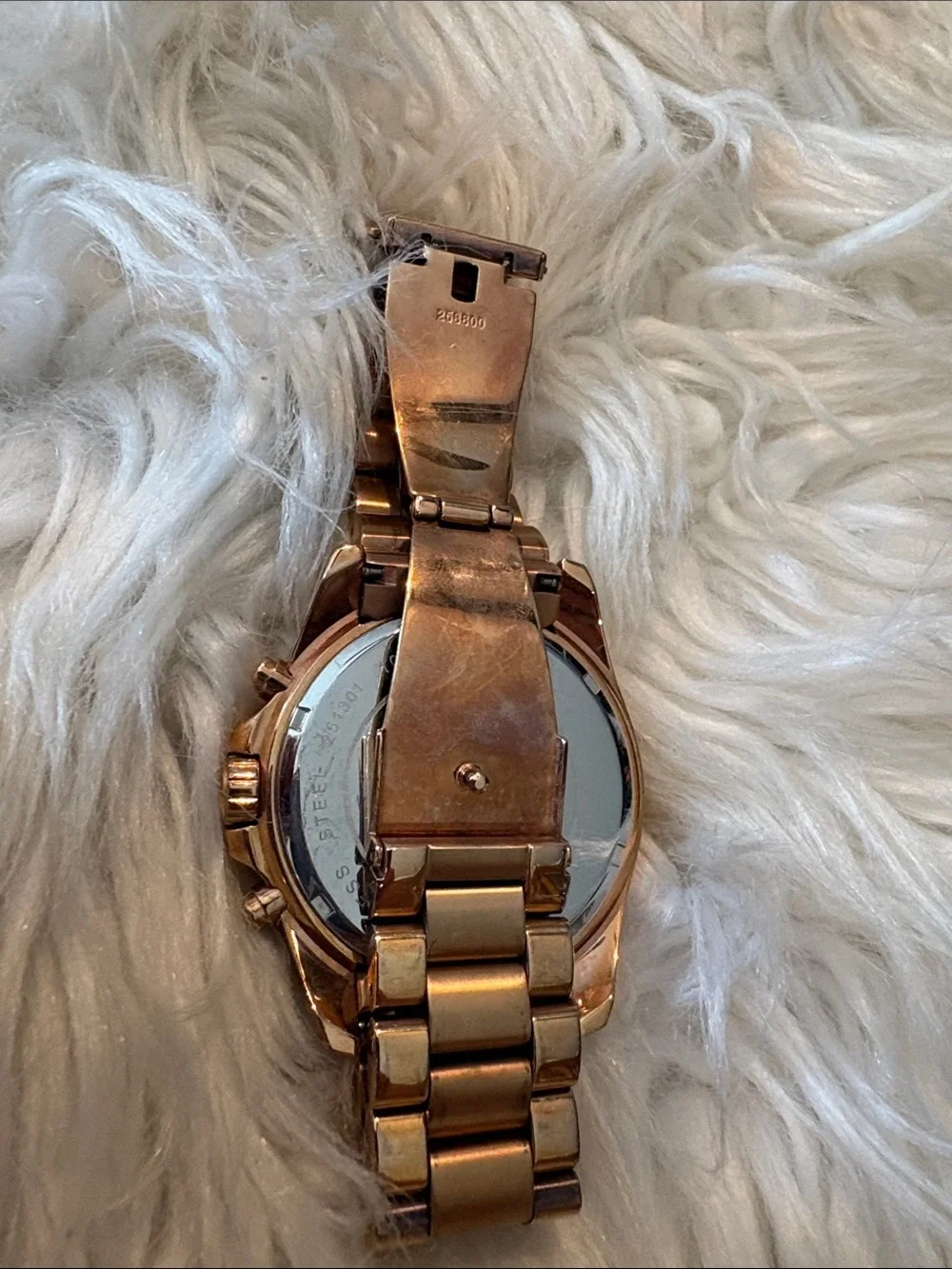 Michael Kors Rose Gold-Tone Women's Chronograph Bracelet Watch